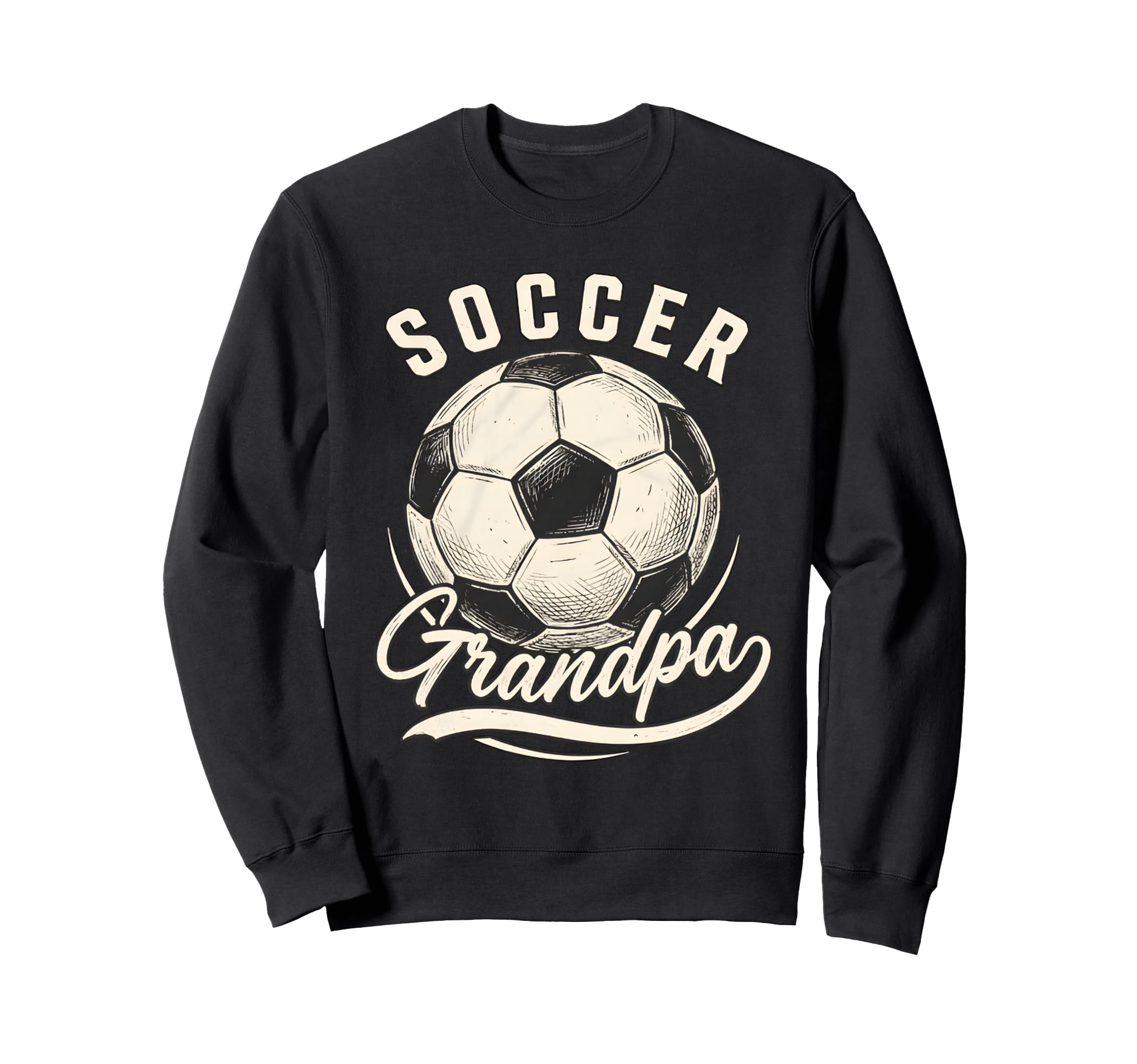 Soccer Grandpa Proud Soccer Player Sweatshirt - Unique Graphic for Adults - T-Shirt, Sweatshirt, Hoodie