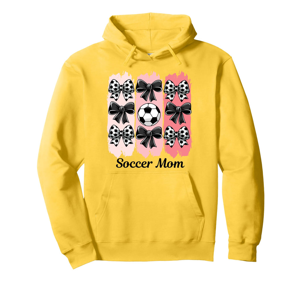 Soccer Mom Coquette Bow Soccer Mom Hoodie - Unique Graphic Men Women - T-Shirt, Sweatshirt, Hoodie