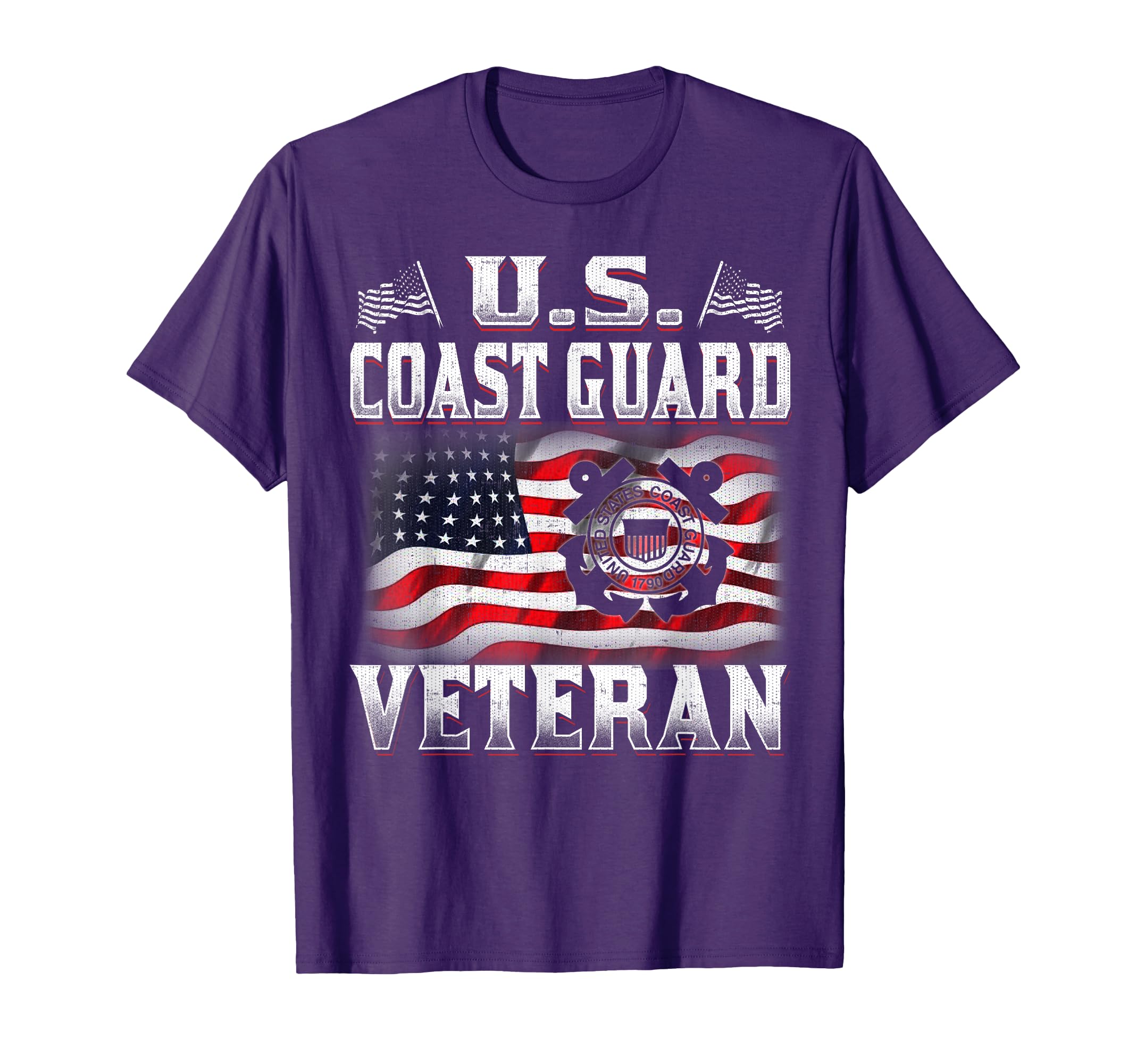 U S Coast Guard Veteran Vet T-Shirt - Streetwear Style Men Women - T-Shirt, Sweatshirt, Hoodie