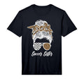 Soccer Sister Messy Bun Sister Soccer T-Shirt - Unique Graphic for Adults - T-Shirt, Sweatshirt, Hoodie