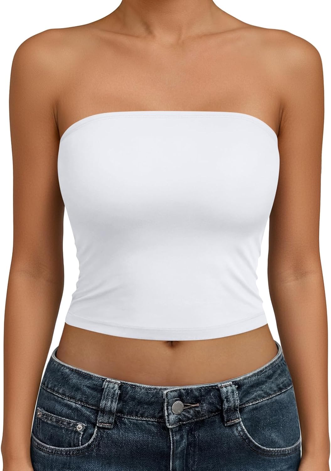 Womens Tube Tops Strapless Crop Basic Backless - Adult & Kids T-Shirts, Sweatshirts & Hoodies apparel design preview 1