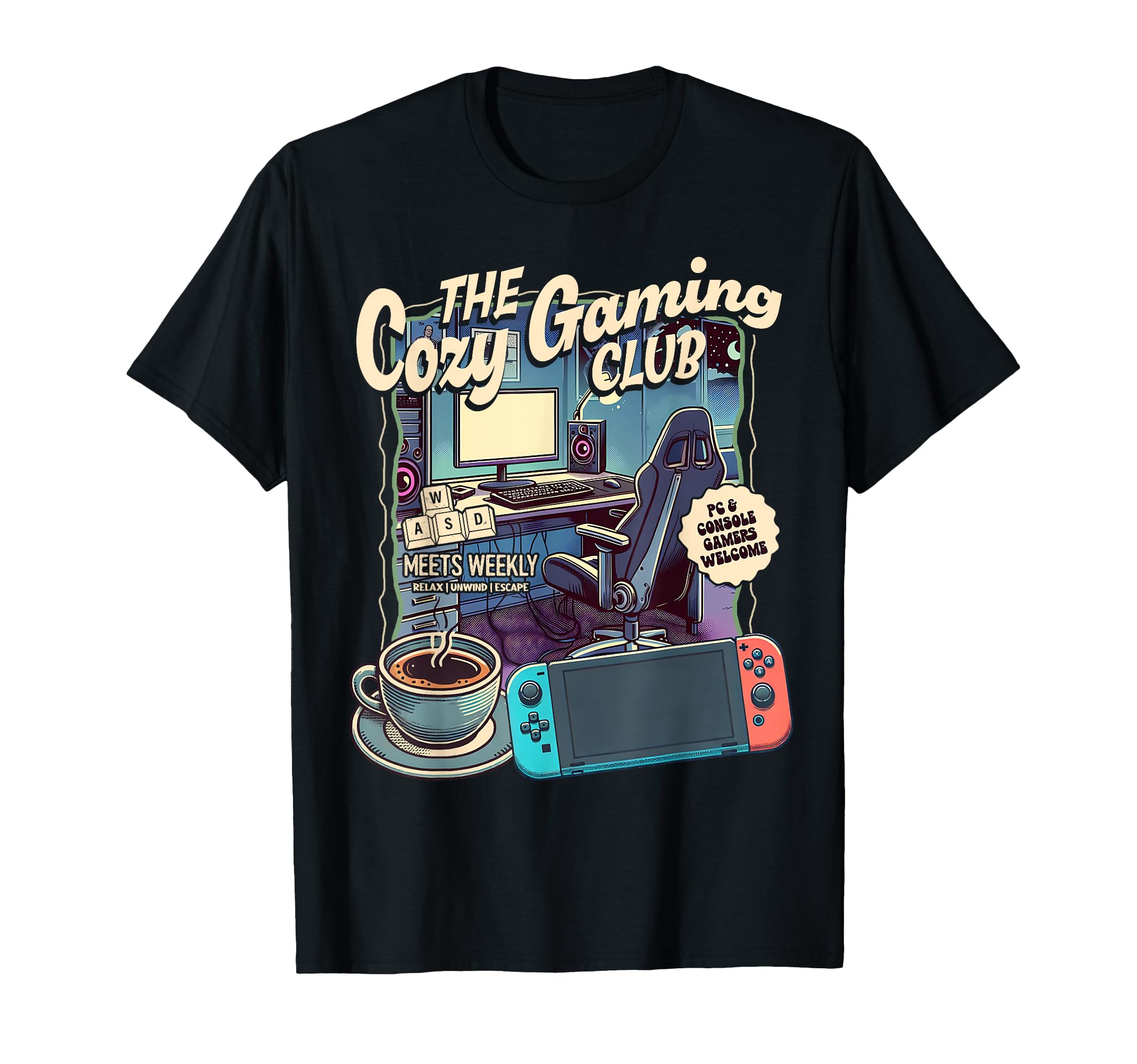 Gaming Lover Video Games Gaming Dad Cozy T-Shirt - Graphic Print Unisex - T-Shirt, Sweatshirt, Hoodie
