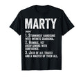 First Name Marty Definition T-Shirt - Streetwear Style for Adults - T-Shirt, Sweatshirt, Hoodie