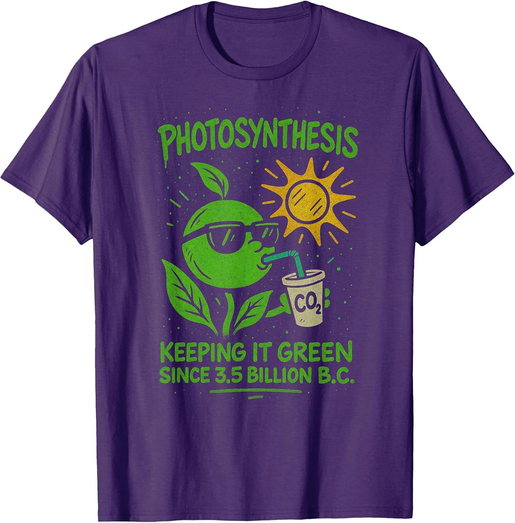 Funny Photosynthesis Keeping It Green Ecology Biology - Adult & Kids T-Shirts, Sweatshirts & Hoodies apparel design preview 1