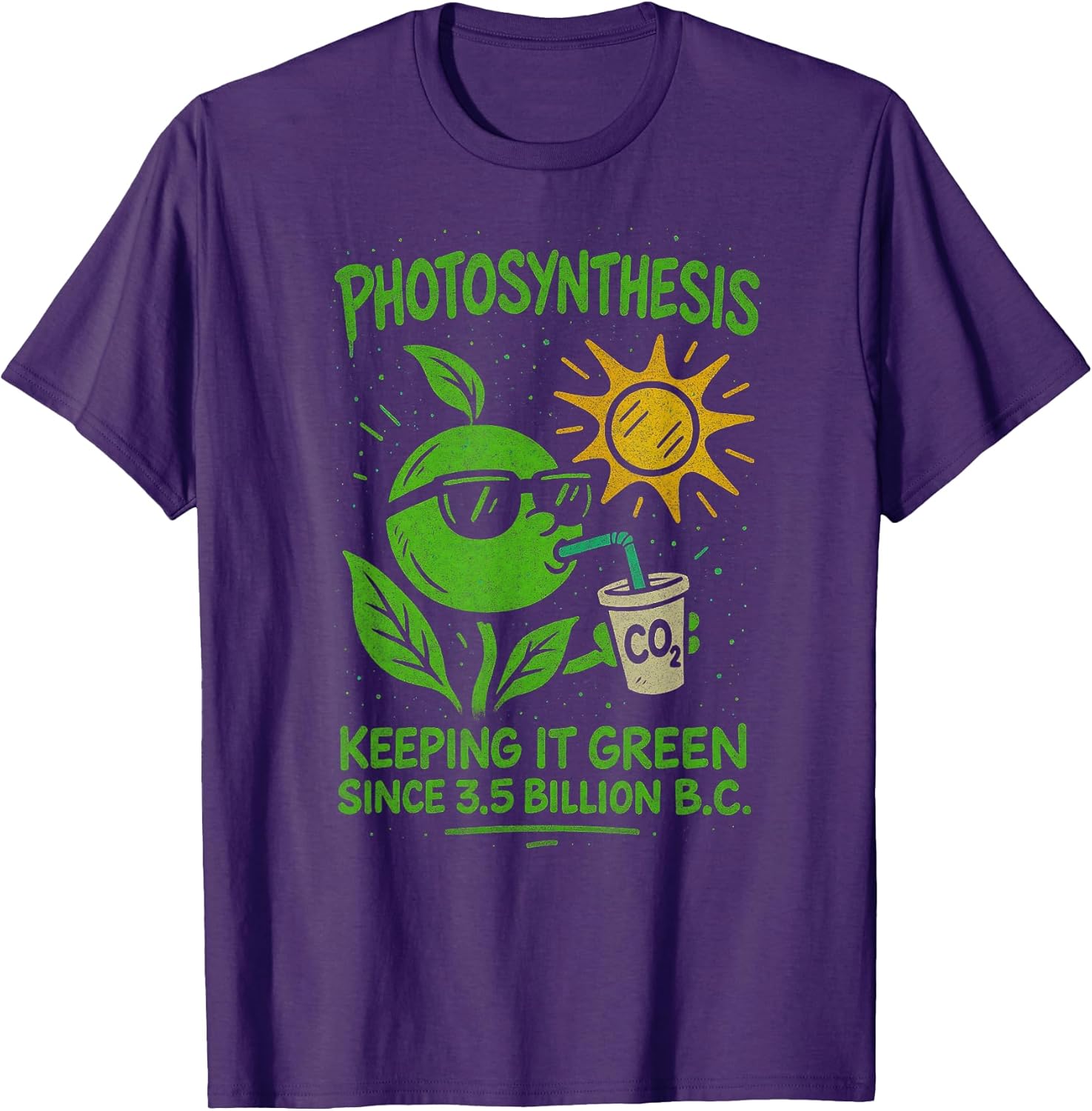 Funny Photosynthesis Keeping It Green Ecology Biology - Adult & Kids T-Shirts, Sweatshirts & Hoodies apparel design preview 1