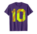 Softball 10 Jersey Number T-Shirt - Minimalist Print Unisex - T-Shirt, Sweatshirt, Hoodie