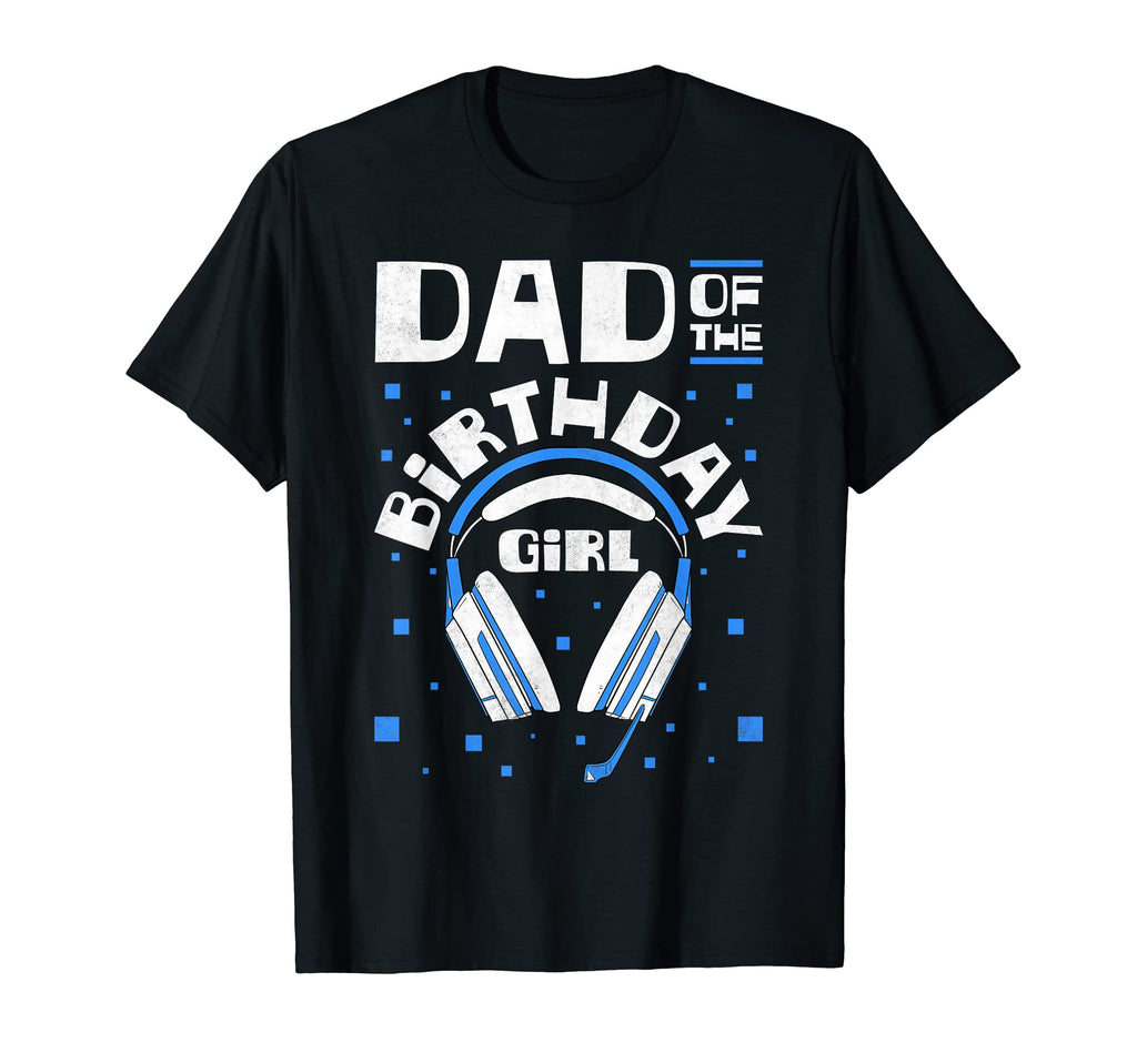 Gamer Dad Birthday Gaming Headset T-Shirt - Custom Art Print Unisex - T-Shirt, Sweatshirt, Hoodie