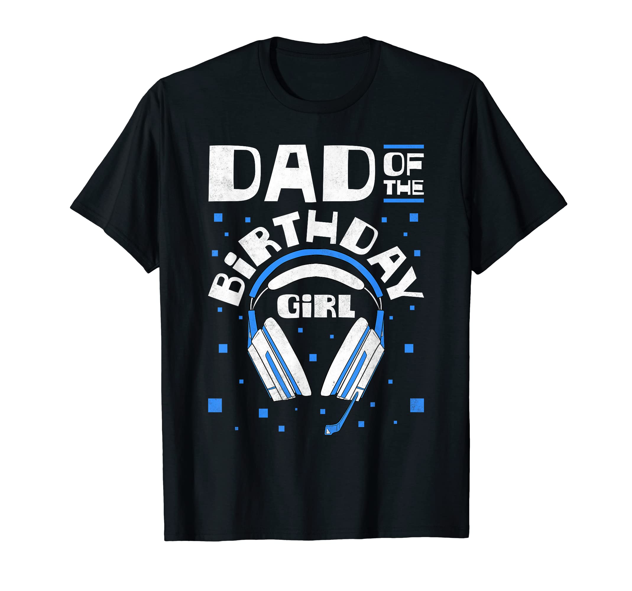Gamer Dad Birthday Gaming Headset T-Shirt - Custom Art Print Unisex - T-Shirt, Sweatshirt, Hoodie