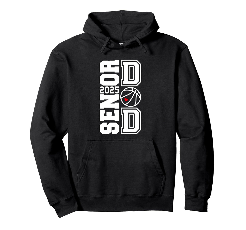 Proud Dad 2025 Senior Graduate Hoodie - Custom Art Print for Adults - T-Shirt, Sweatshirt, Hoodie