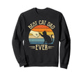 Best Cat Dad Ever Funny Cat Lover Sweatshirt - Unique Graphic Men Women - T-Shirt, Sweatshirt, Hoodie
