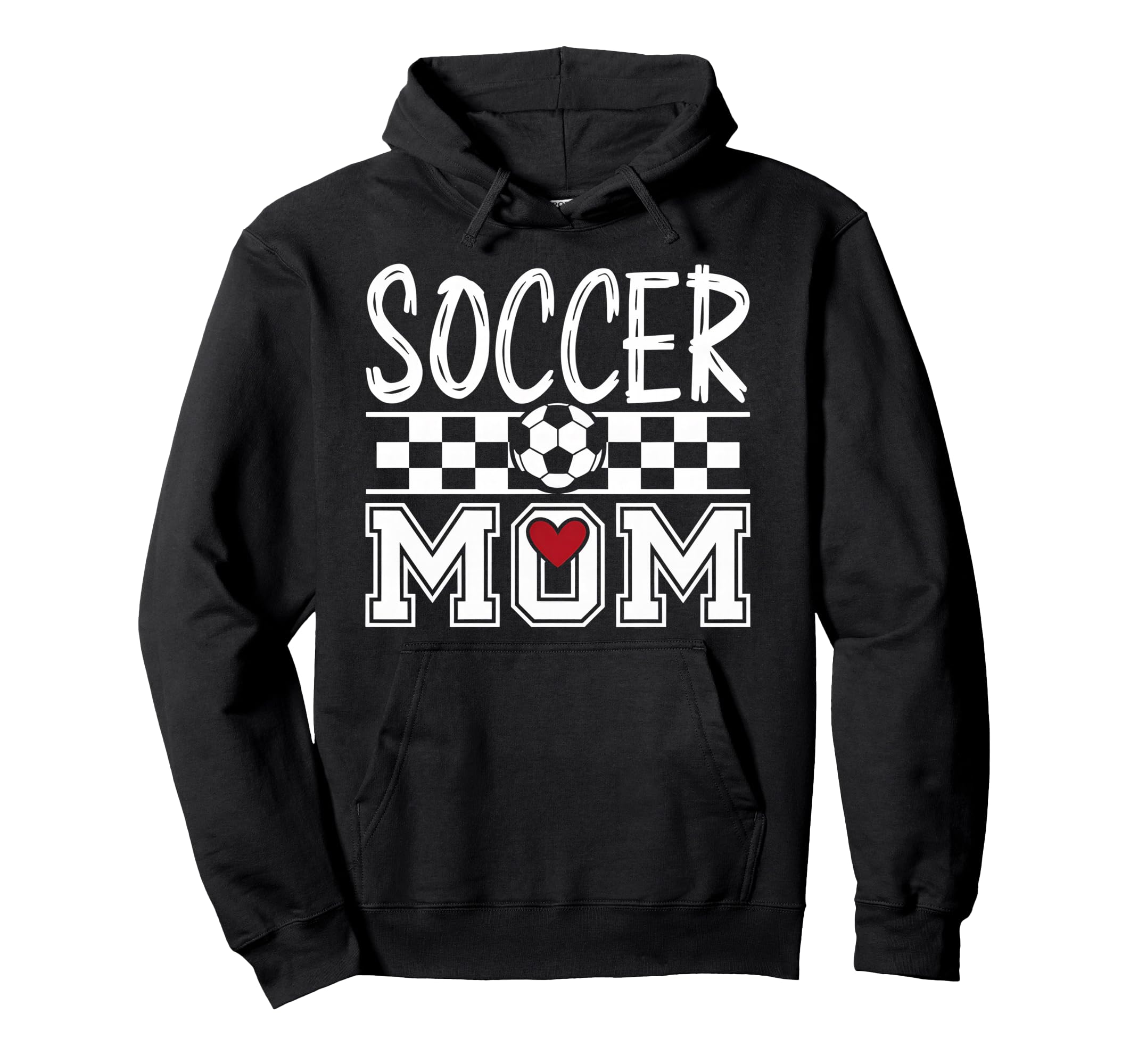 Groovy Soccer Mom Mother Soccer Mom Hoodie - Minimalist Print Men Women - T-Shirt, Sweatshirt, Hoodie