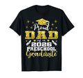 Proud Dad Preschool Graduate 2026 T-Shirt - Novelty Apparel Unisex - T-Shirt, Sweatshirt, Hoodie