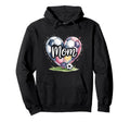 Game Day Team Sports Heart Mothers Hoodie - Fun Novelty Design for Adults - T-Shirt, Sweatshirt, Hoodie