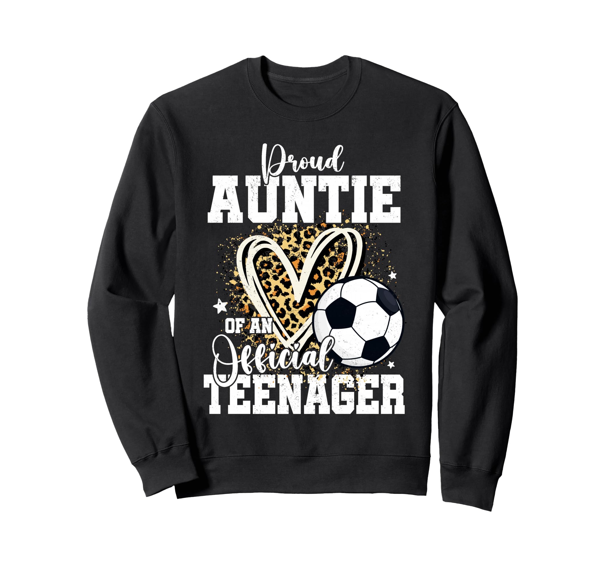Proud Auntie Teenager 13Th Birthday Sweatshirt - Graphic Print Men Women - T-Shirt, Sweatshirt, Hoodie