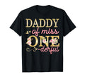 Daddy Little Miss Onederful 1St T-Shirt - Trendy Graphic Men Women - T-Shirt, Sweatshirt, Hoodie