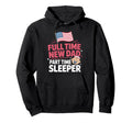 Full Time Dad Part Time Sleeper New Dad Hoodie - Aesthetic Graphic Unisex - T-Shirt, Sweatshirt, Hoodie