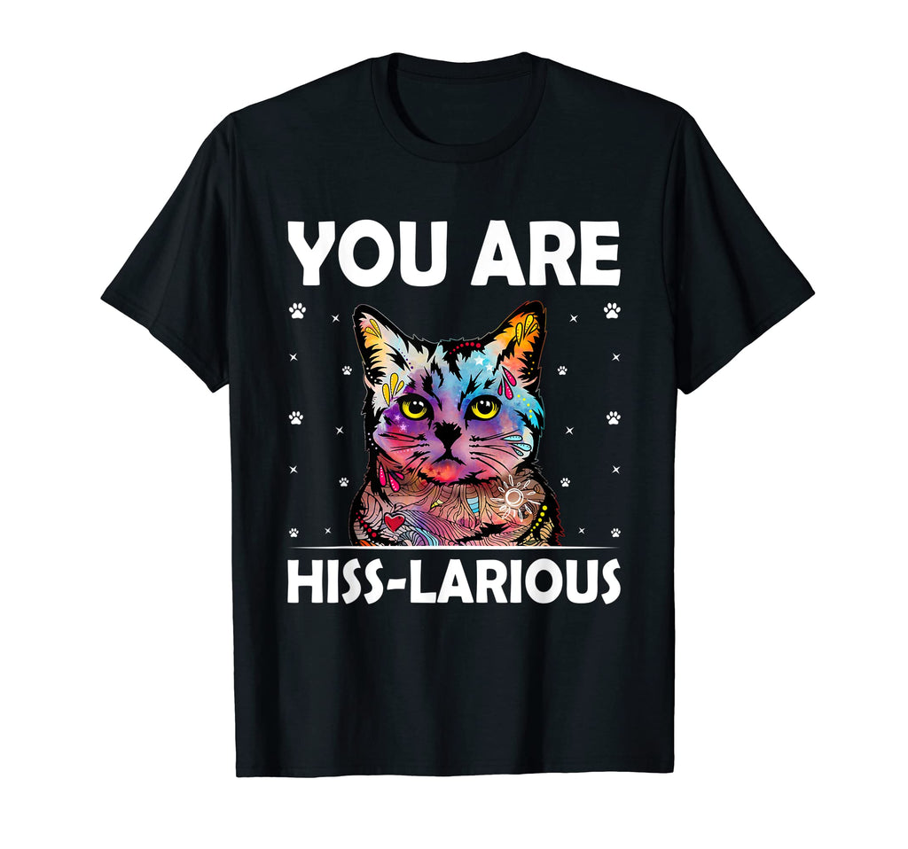 You Are Hisslarious Funny Cat Lover T-Shirt - Minimalist Print for Adults - T-Shirt, Sweatshirt, Hoodie