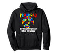 Autism Awareness Autistic Puzzle Proud Dad Hoodie - Trendy Graphic Unisex - T-Shirt, Sweatshirt, Hoodie