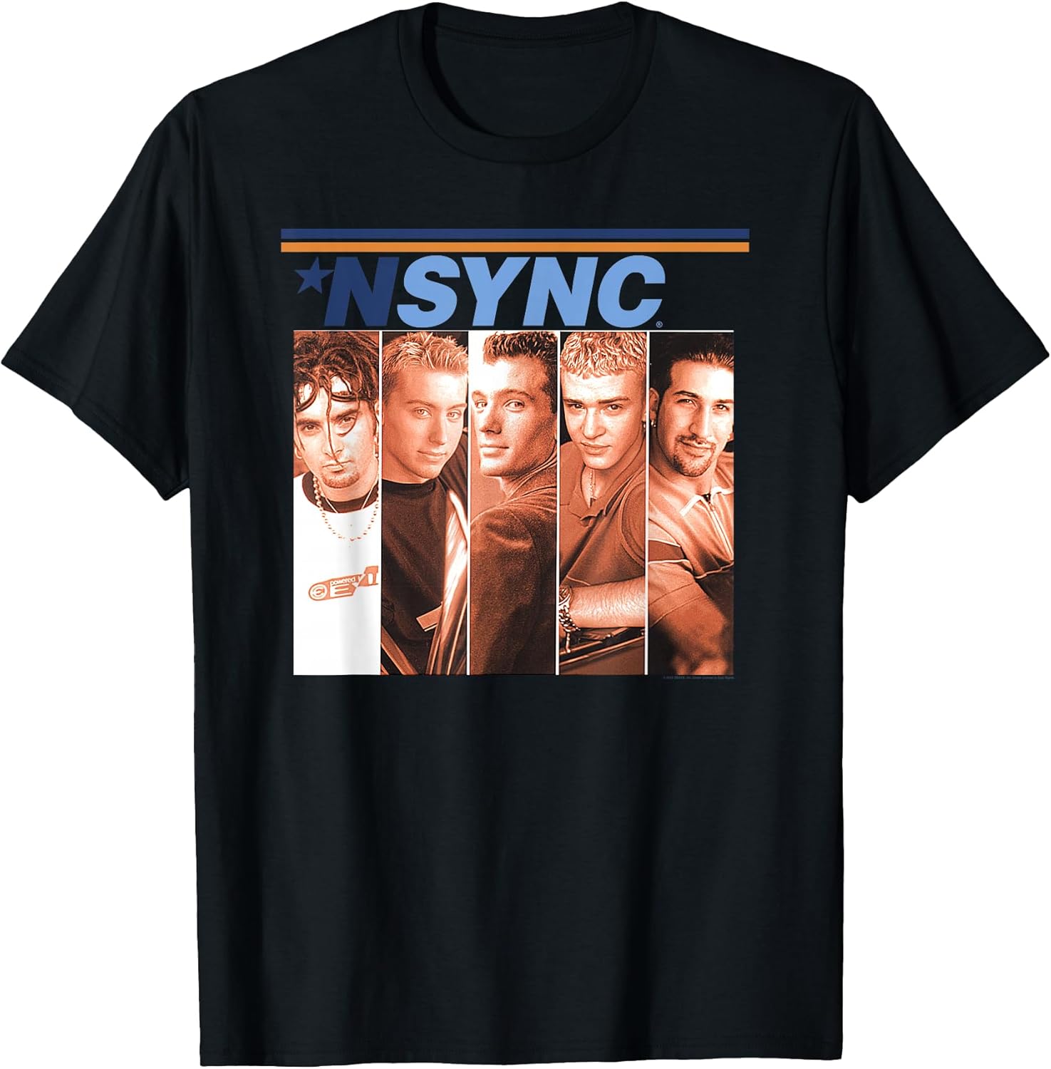 Official 'NSYNC Debut Album Cover Small - Adult & Kids T-Shirts, Sweatshirts & Hoodies apparel design preview 1