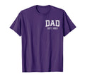 Dad Est 1993 Custom Dad Personalized T-Shirt - Fun Novelty Design Unisex - T-Shirt, Sweatshirt, Hoodie