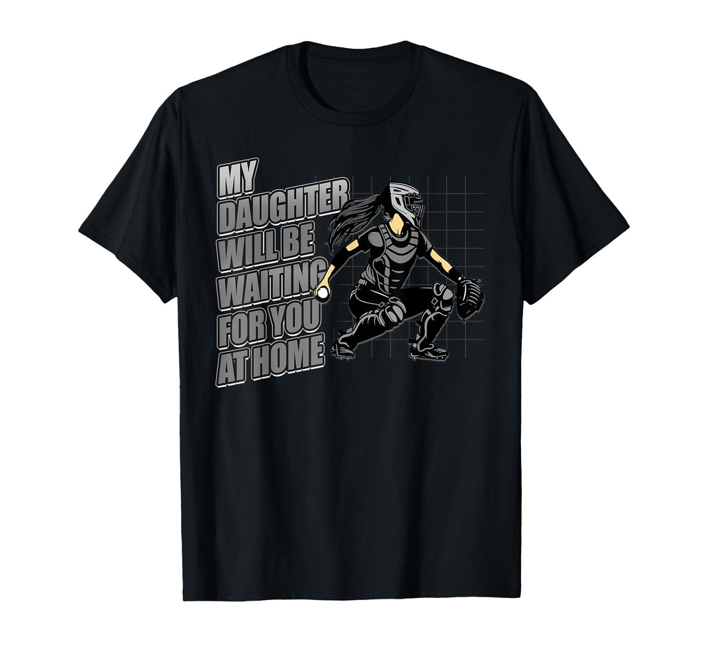 Softball Dad Proud Father Fierce T-Shirt - Aesthetic Graphic Unisex - T-Shirt, Sweatshirt, Hoodie
