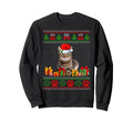 Funny Tabby Cat Santa Hat Ugly Pjs Sweatshirt - Streetwear Style for Adults - T-Shirt, Sweatshirt, Hoodie