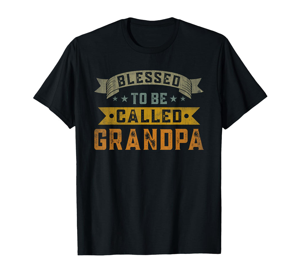 Blessed To Be Called Grandpa Grandpa T-Shirt - Novelty Apparel for Adults - T-Shirt, Sweatshirt, Hoodie