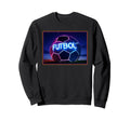 Future Futbol Soccer Ball Sweatshirt - Aesthetic Graphic Unisex - T-Shirt, Sweatshirt, Hoodie