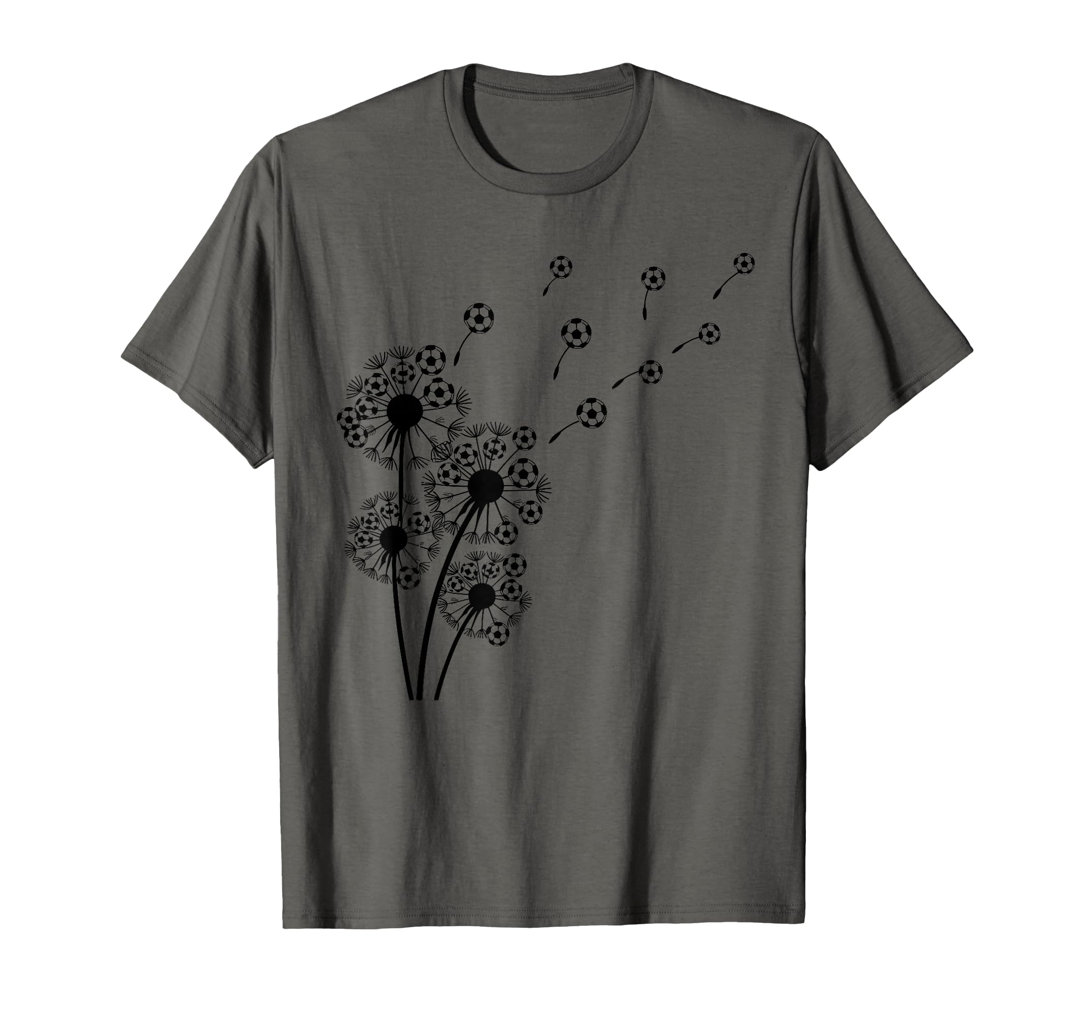 Soccer Balls Dandelion Funny Soccer T-Shirt - Novelty Apparel for Adults - T-Shirt, Sweatshirt, Hoodie