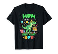 Mom Birthday T Rex Dinosaur Family T-Shirt - Minimalist Print Men Women - T-Shirt, Sweatshirt, Hoodie