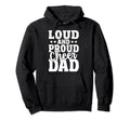 Cheer Father Cheerleading Loud And Proud Hoodie - Minimalist Print Unisex - T-Shirt, Sweatshirt, Hoodie