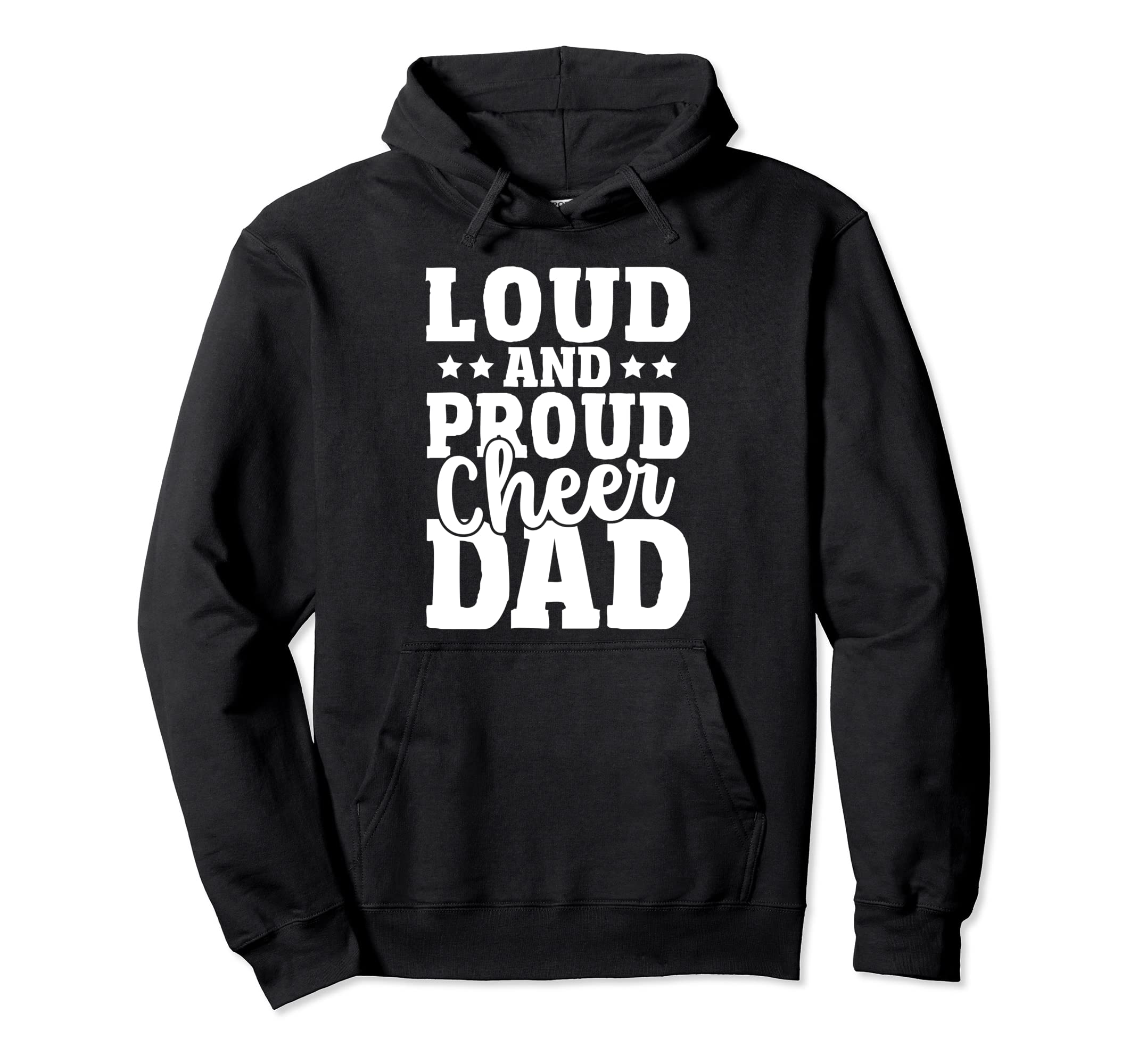 Cheer Father Cheerleading Loud And Proud Hoodie - Minimalist Print Unisex - T-Shirt, Sweatshirt, Hoodie