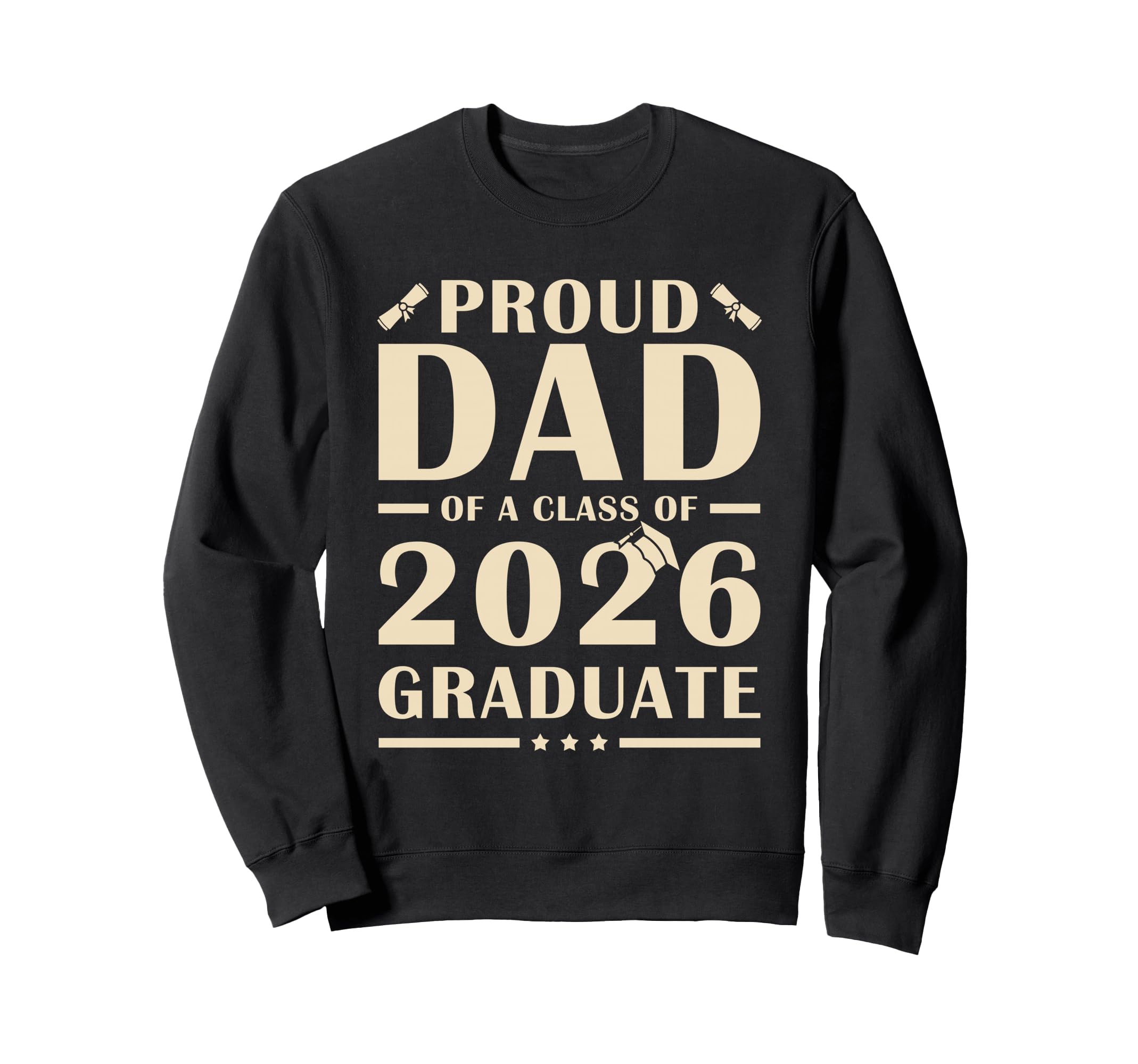 Senior Dad 2026 Proud Dad Sweatshirt - Casual Everyday Wear for Adults - T-Shirt, Sweatshirt, Hoodie