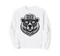 Papa Beer Funny Dad Bear Drinking Sweatshirt - Streetwear Style for Adults - T-Shirt, Sweatshirt, Hoodie