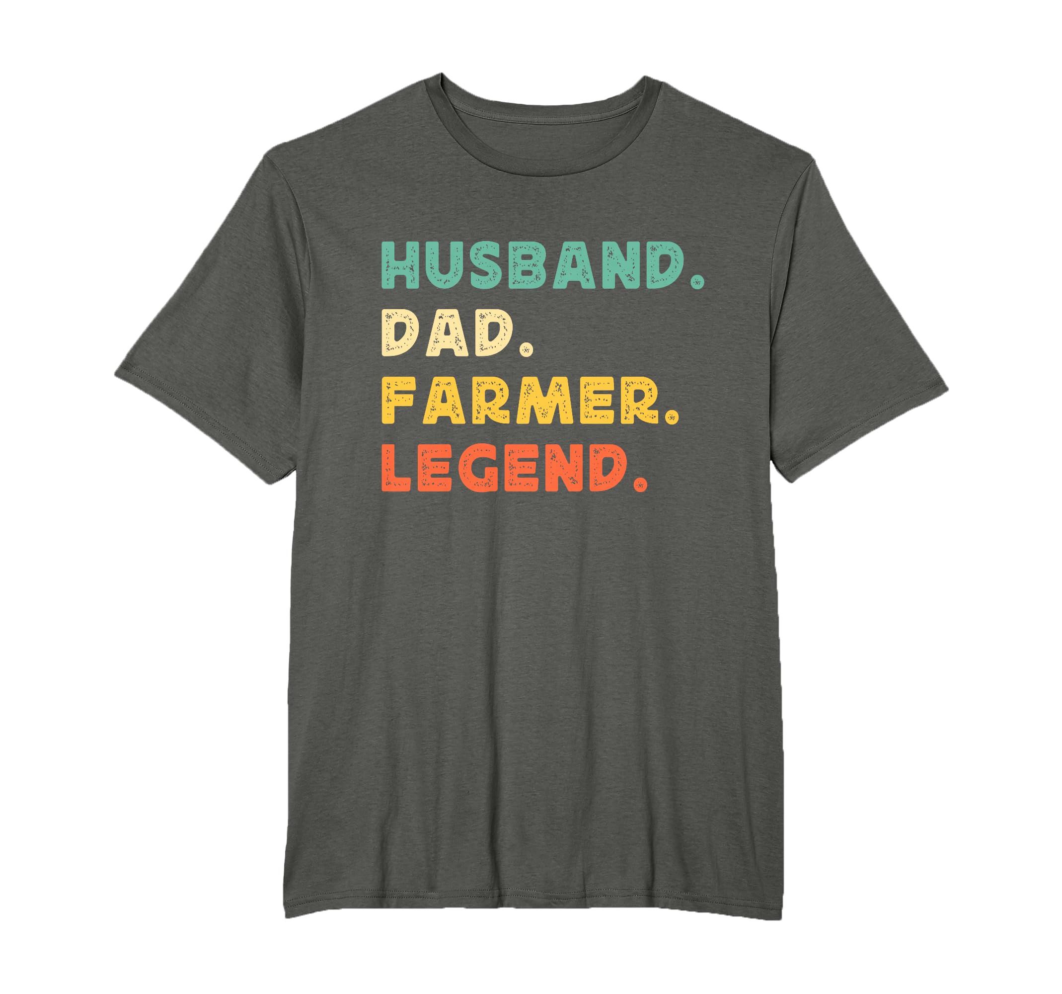 Husband Dad Farmer Legend Funny Fathers T-Shirt - Aesthetic Graphic Unisex - T-Shirt, Sweatshirt, Hoodie