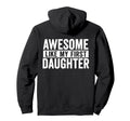 Awesome Like My First Daughter Fathers Hoodie - Trendy Graphic Men Women - T-Shirt, Sweatshirt, Hoodie