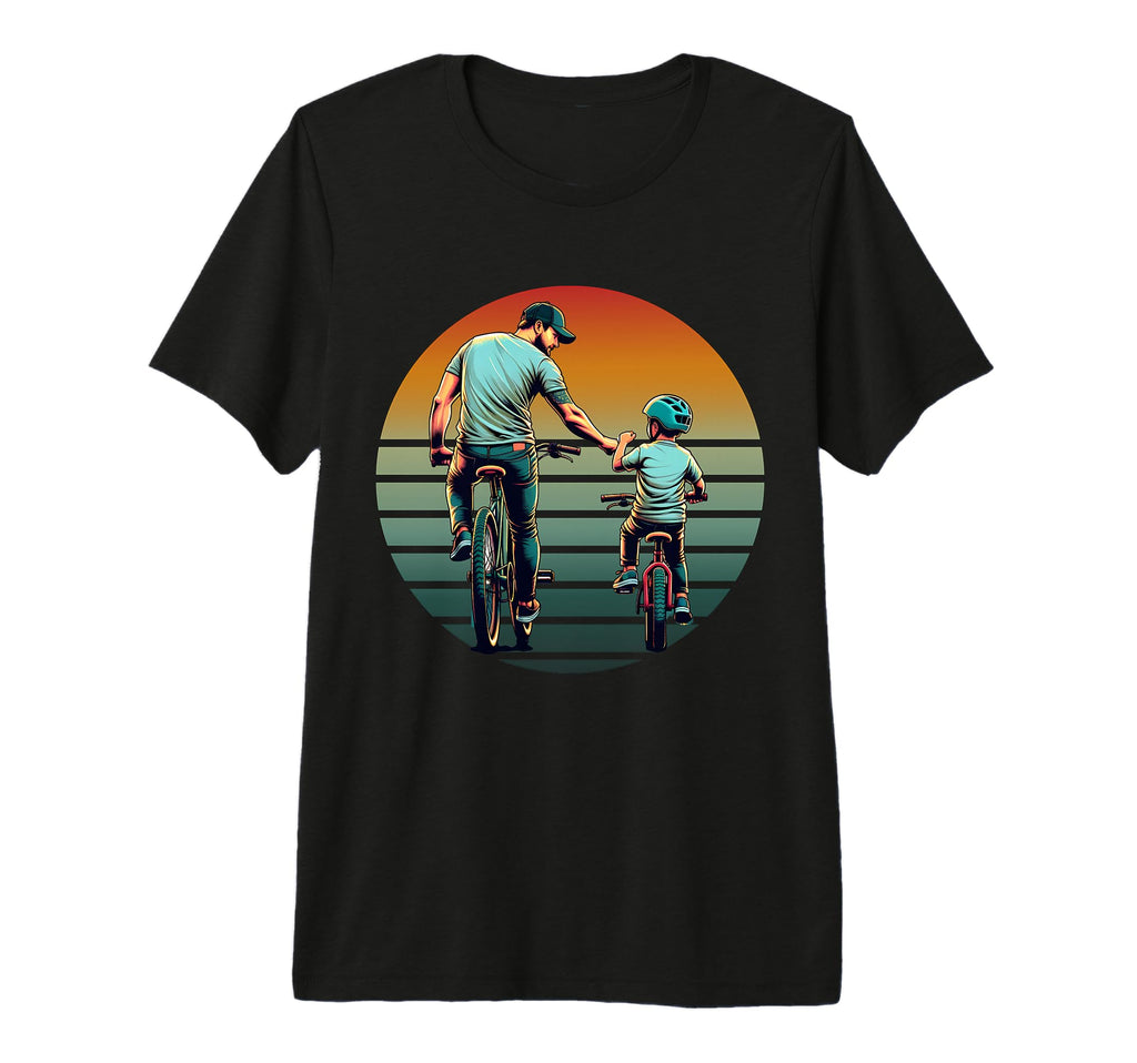 Father And Son Cycling Partner Life T-Shirt - Streetwear Style for Adults - T-Shirt, Sweatshirt, Hoodie
