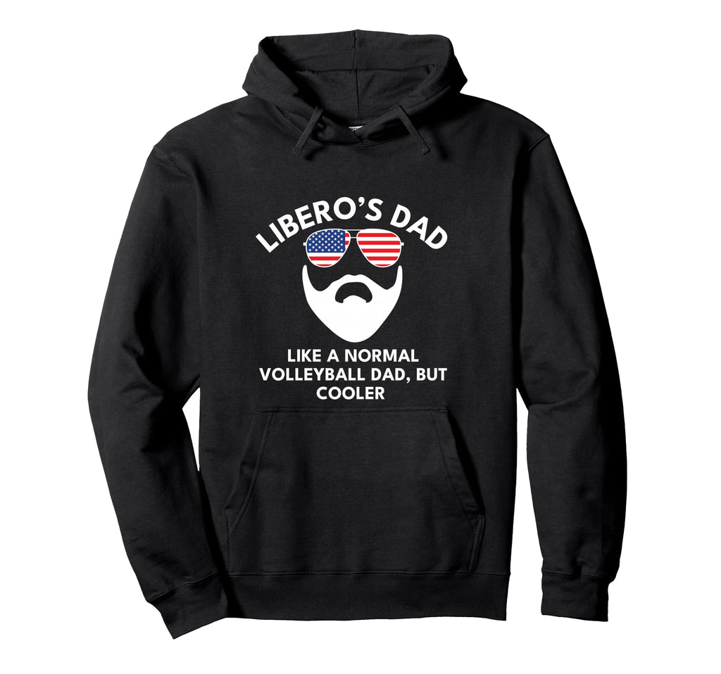 Volleyball Liberos Dad Flag Funny Hoodie - Aesthetic Graphic for Adults - T-Shirt, Sweatshirt, Hoodie