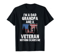 I M Dad Grandpa And Veteran Nothing T-Shirt - Aesthetic Graphic Unisex - T-Shirt, Sweatshirt, Hoodie