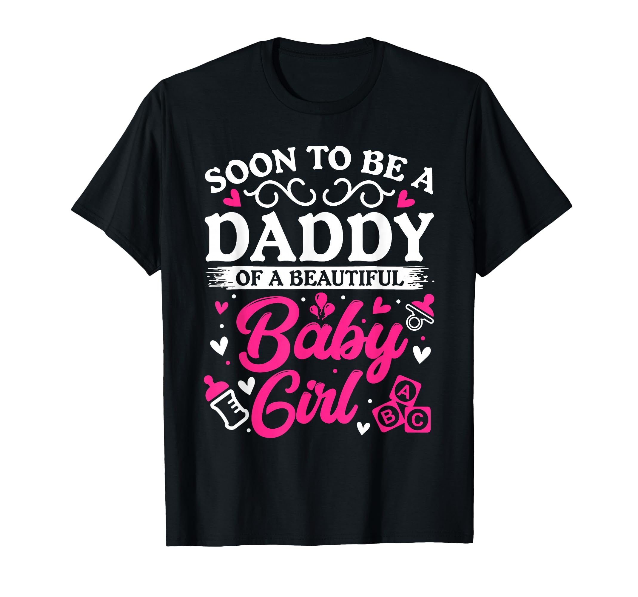 Soon To Be Daddy Beautiful Dad Shower T-Shirt - Minimalist Print Men Women - T-Shirt, Sweatshirt, Hoodie