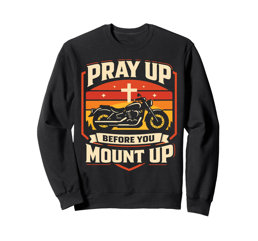 Christian Motorcycle Biker Sweatshirt - Casual Everyday Wear for Adults - T-Shirt, Sweatshirt, Hoodie