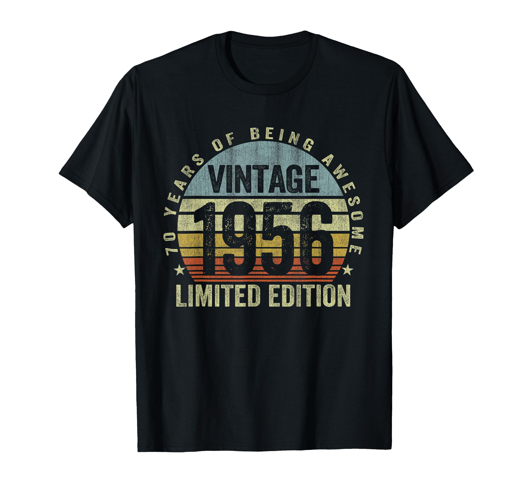 Born 1956 70Th Birthday Gifts 70 Years T-Shirt - Fun Novelty Design Unisex - T-Shirt, Sweatshirt, Hoodie