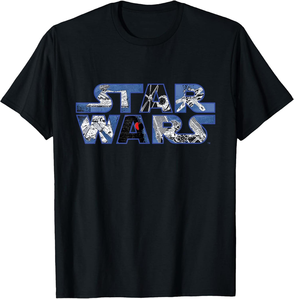 Logo Millennium Falcon and Death Star - Adult & Kids T-Shirts, Sweatshirts & Hoodies apparel design preview 1