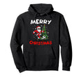 Merry Santa Playing Soccer Lover Hoodie - Graphic Print Unisex - T-Shirt, Sweatshirt, Hoodie