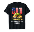 Usa American Flag Dad Veteran T-Shirt - Casual Everyday Wear for Adults - T-Shirt, Sweatshirt, Hoodie