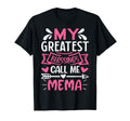 My Greatest Blessings Call Me Mema Grandma T-Shirt - Novelty Apparel Unisex - T-Shirt, Sweatshirt, Hoodie