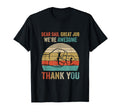 Dear Dad Great Job Were Awesome Thank T-Shirt - Graphic Print for Adults - T-Shirt, Sweatshirt, Hoodie