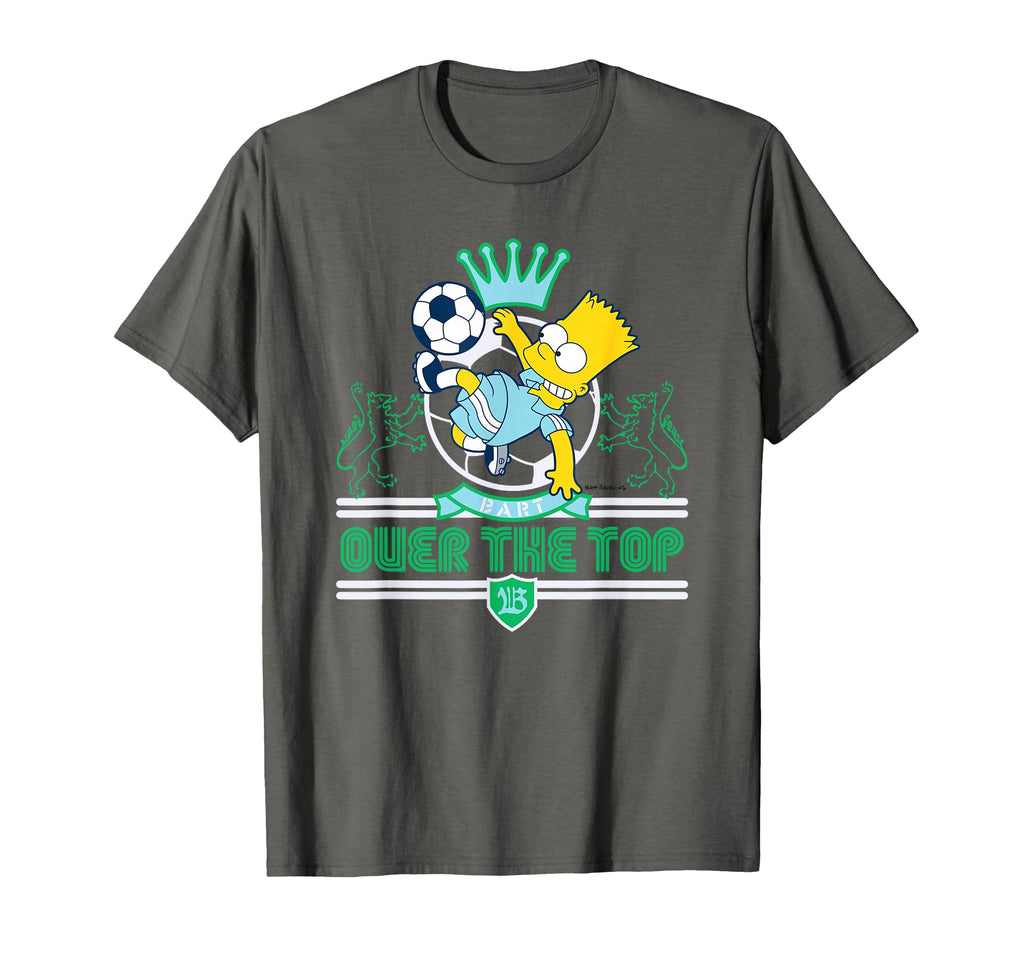 Simpsons Bart Over Soccer Player T-Shirt - Unique Graphic for Adults - T-Shirt, Sweatshirt, Hoodie