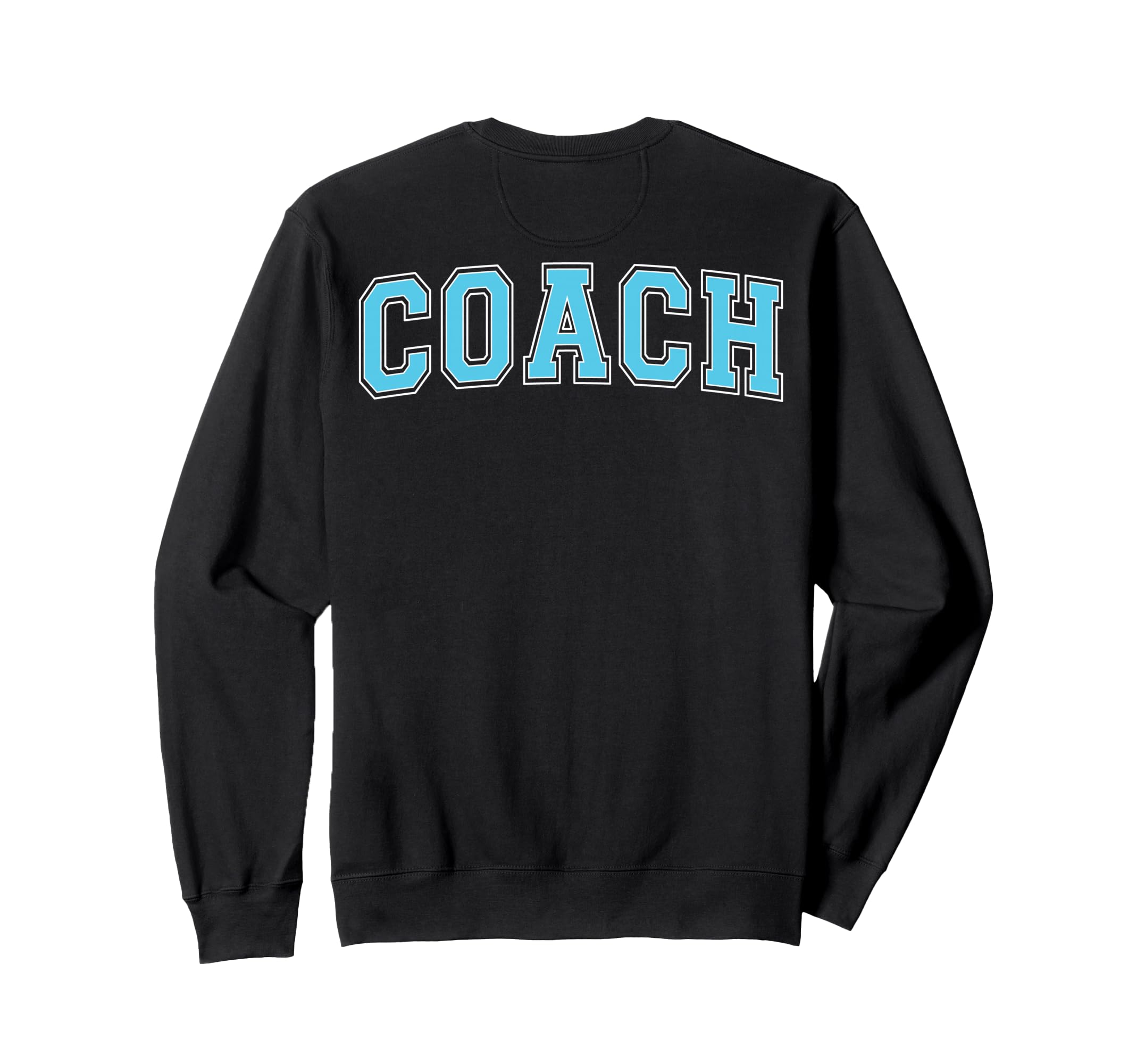 Coach Sports Trainer Varsity Cyan Sweatshirt - Unique Graphic Men Women - T-Shirt, Sweatshirt, Hoodie