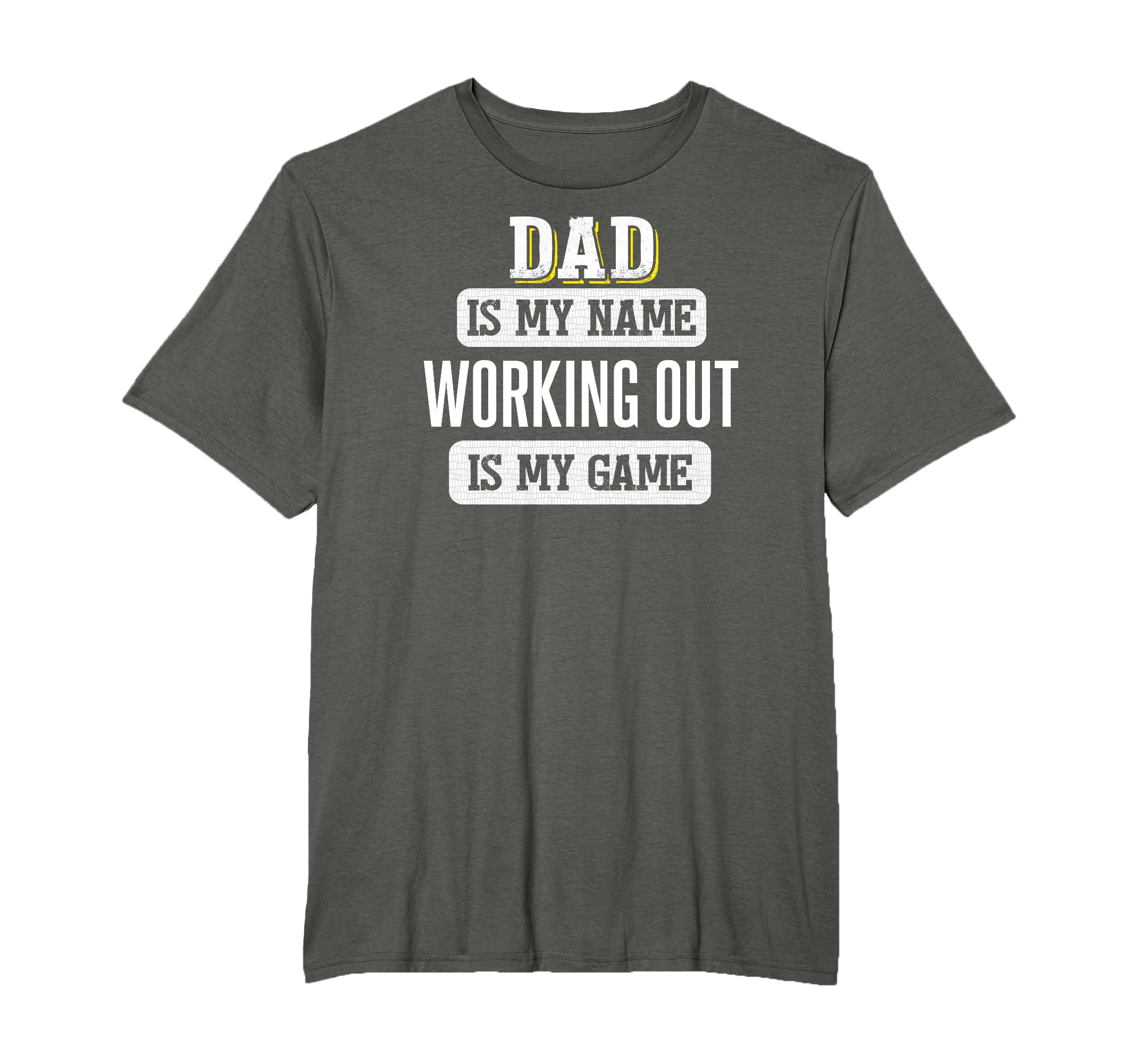 Funny Working Out Gift Dad Fathers T-Shirt - Custom Art Print for Adults - T-Shirt, Sweatshirt, Hoodie